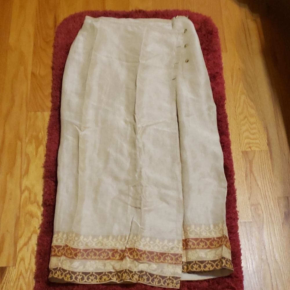 Women wrap skirt with elastic back
